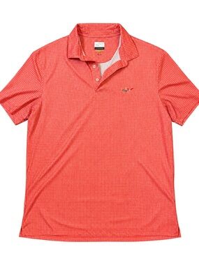 Greg Norman Collection Coral Micro-Pattern Polo
